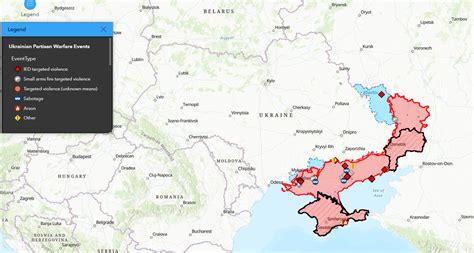 Ukraine Interactive map .